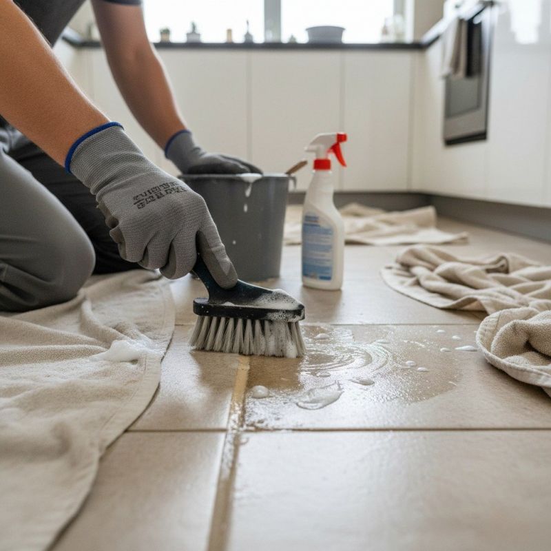 Kitchen Grout Cleaning